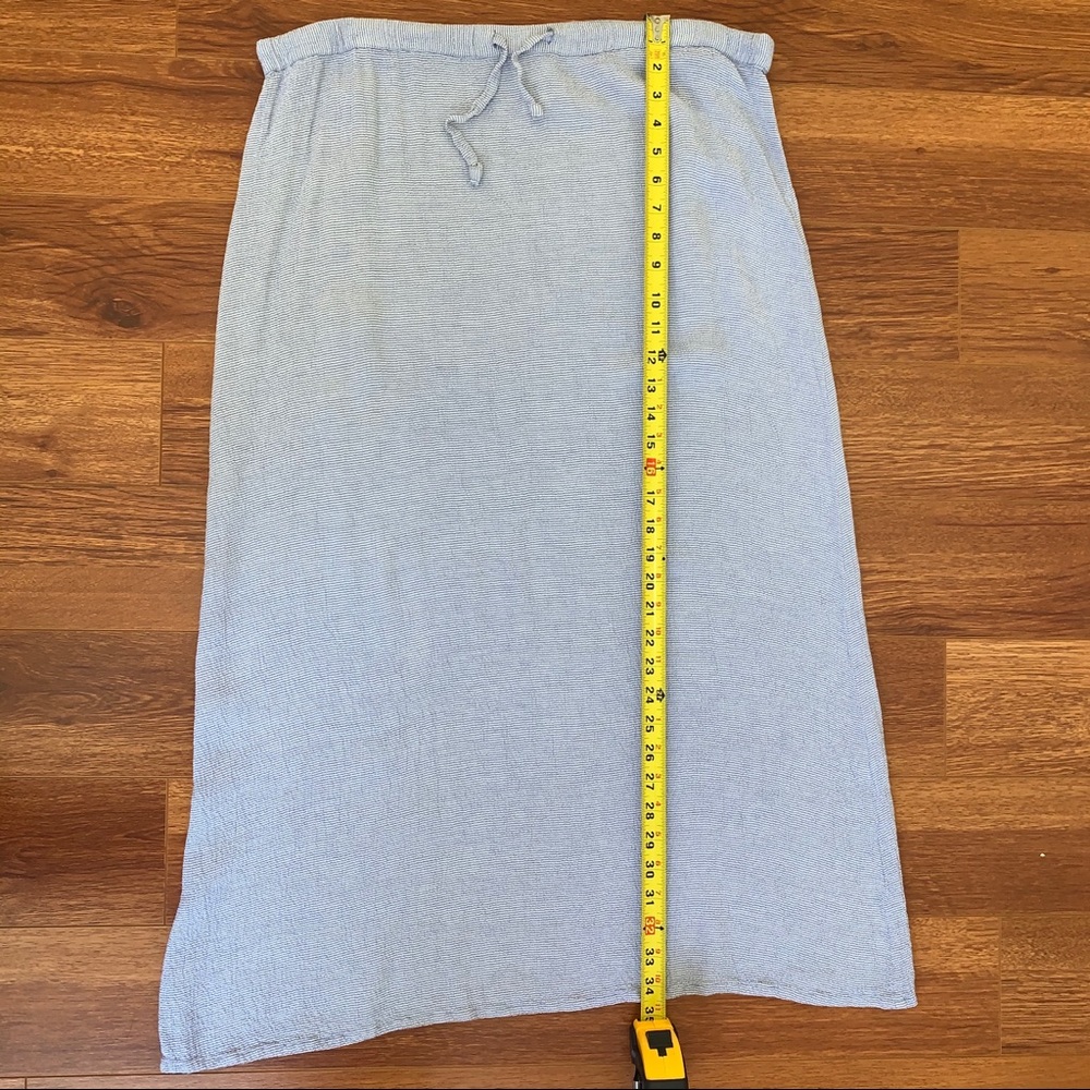 Eileen Fisher Petite PL long Skirt blue